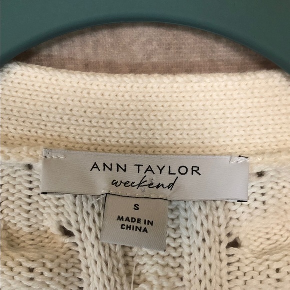 NWT Ann Taylor Cable Knit Cardigan - Picture 3 of 6